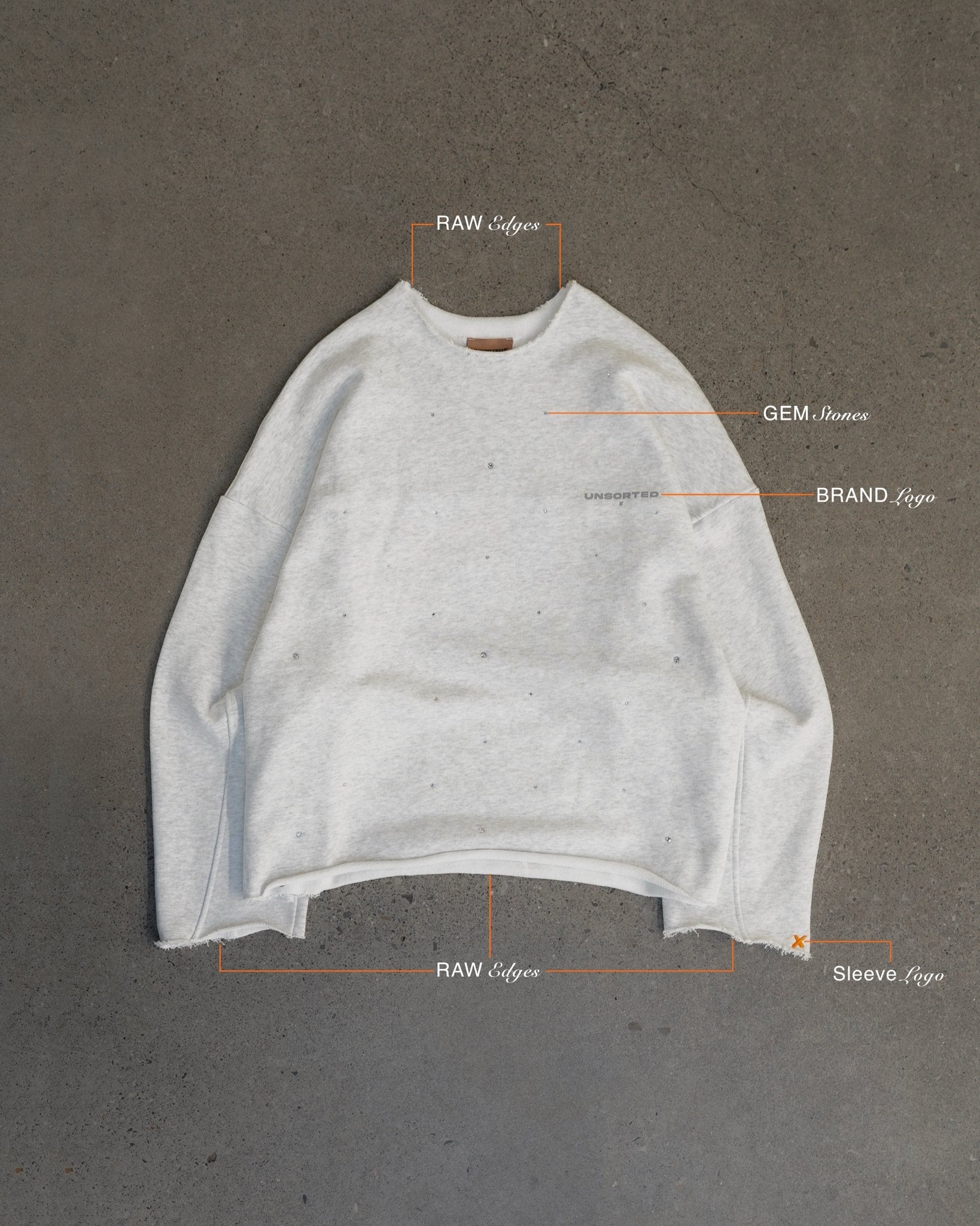 Unsorted xcrew neck 'limited edition' gemstonesCrew Neck