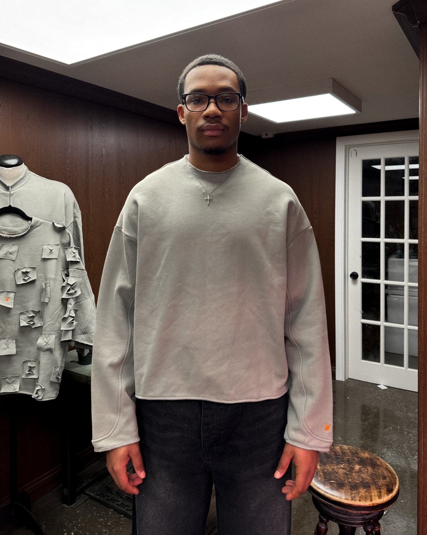 Unsorted xcrew neck 'raw edge' limited editionCrew Neck