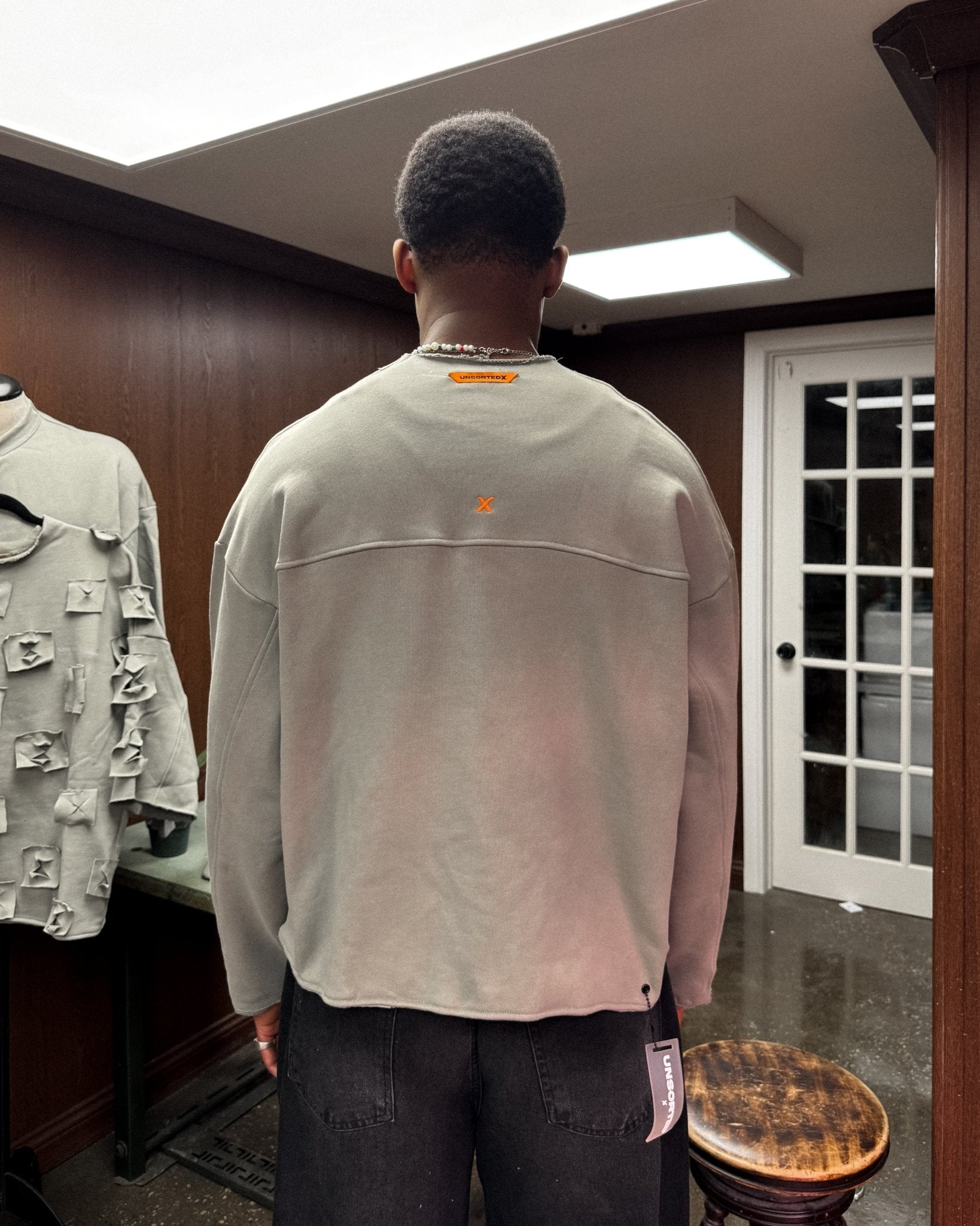 Unsorted xcrew neck 'raw edge' limited editionCrew Neck