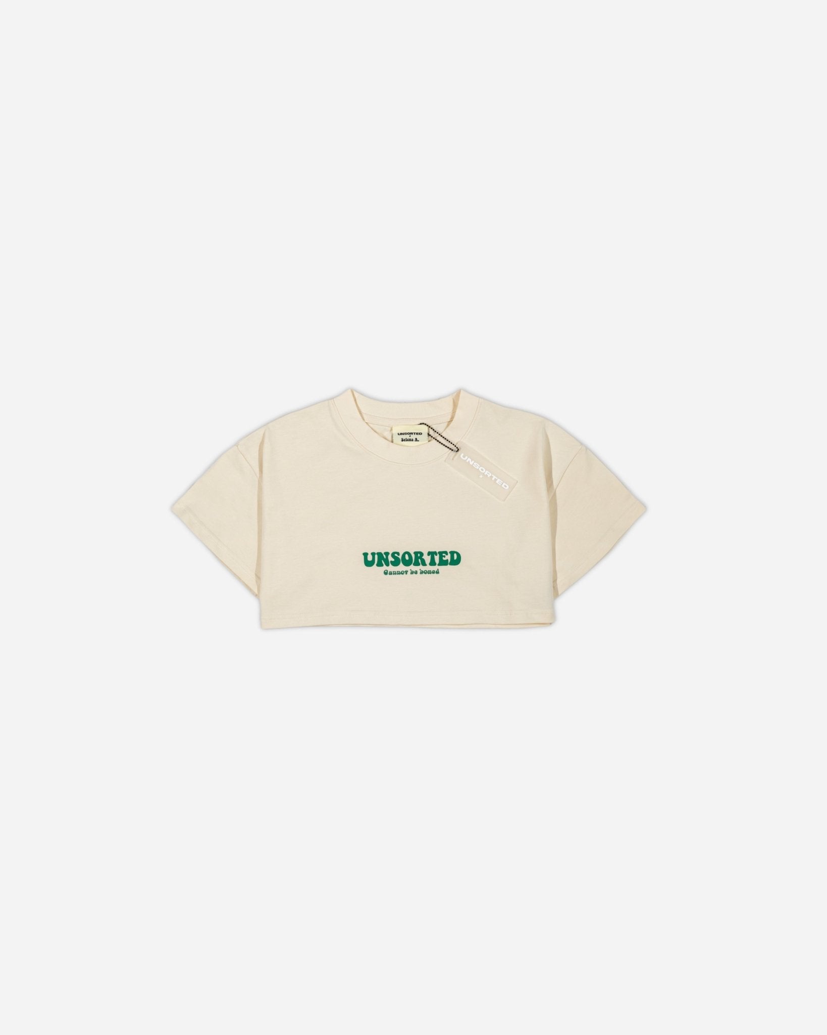 Unsorted xCannot be boxed crop t - shirt